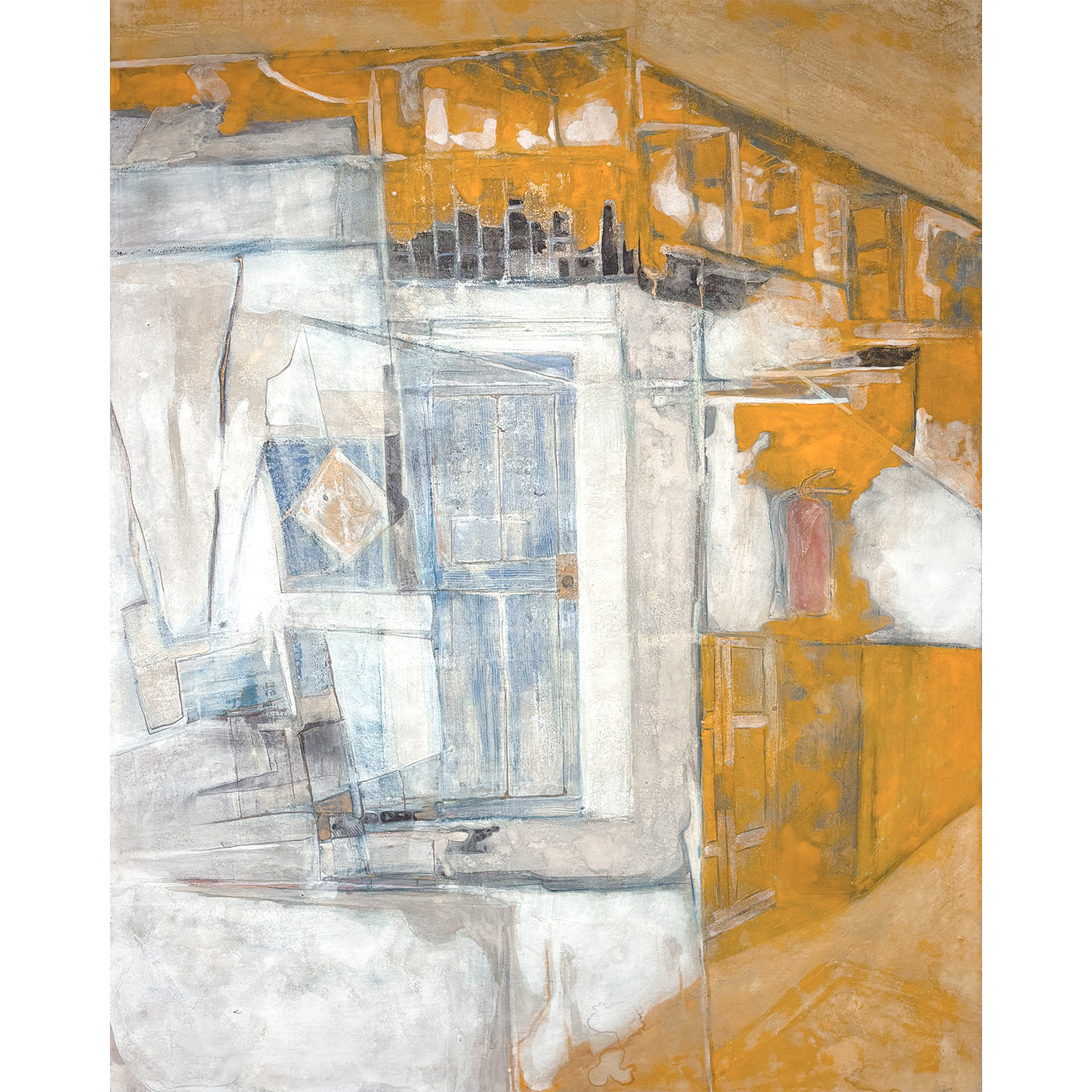 オリジナル日本画 Original Nihonga Painting by Rei Hayase, MORK Gallery Bangkok