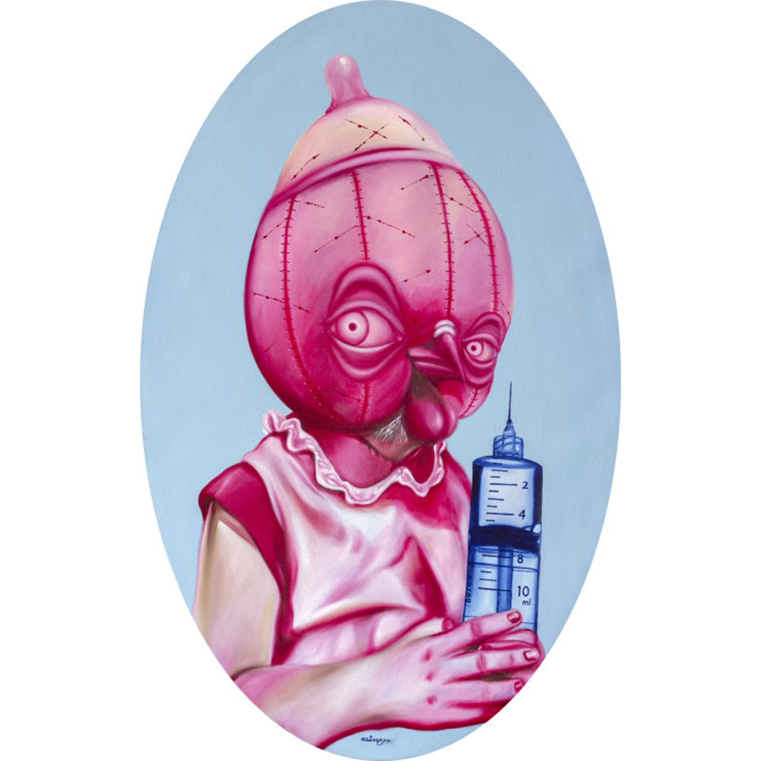 Original Street Art Painting, ASIN, MORK Gallery Bangkok