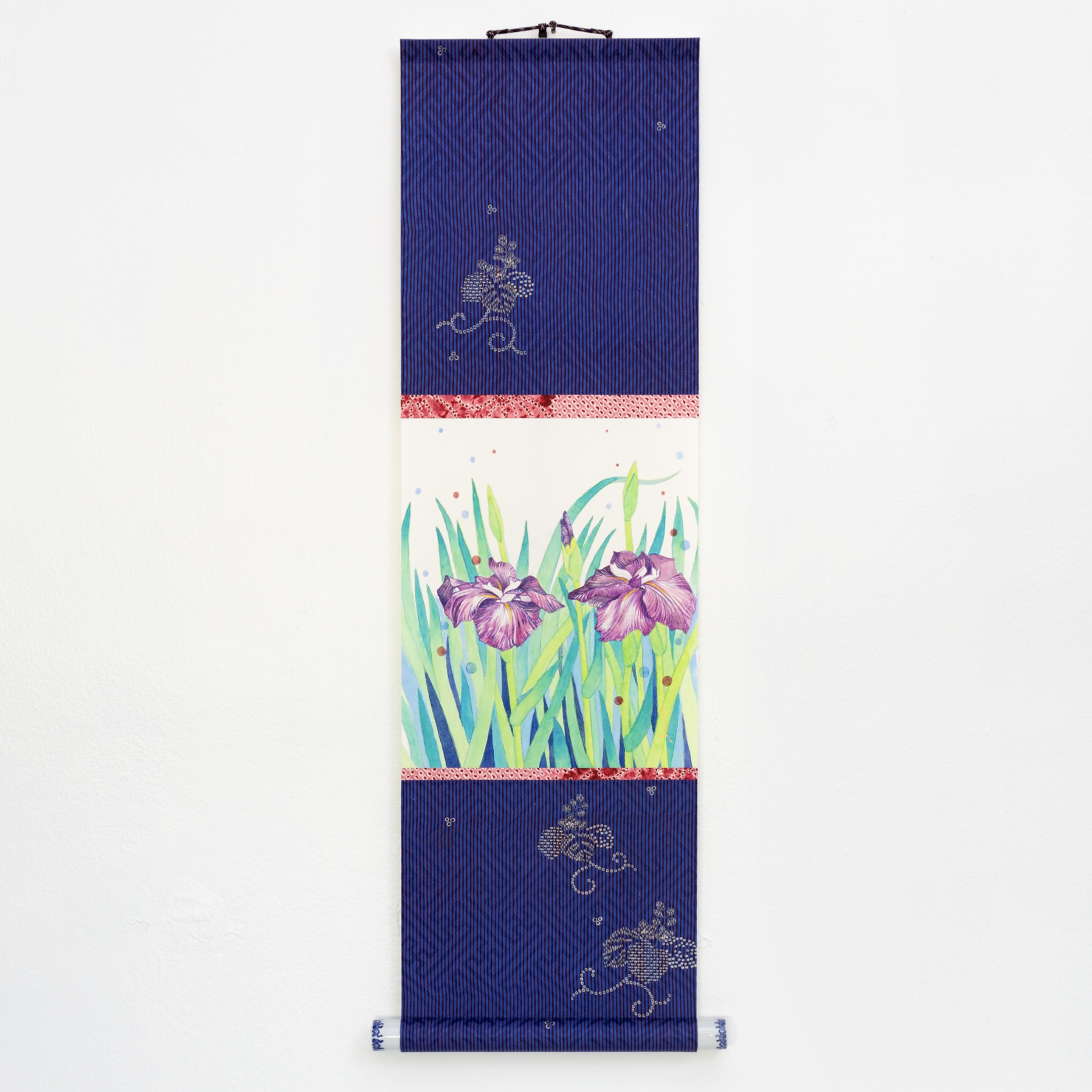 日本画 掛け軸 原画 Original Japanese Kakejiku tapestry painting, Yumi Kamiya, MORK Gallery Bangkok