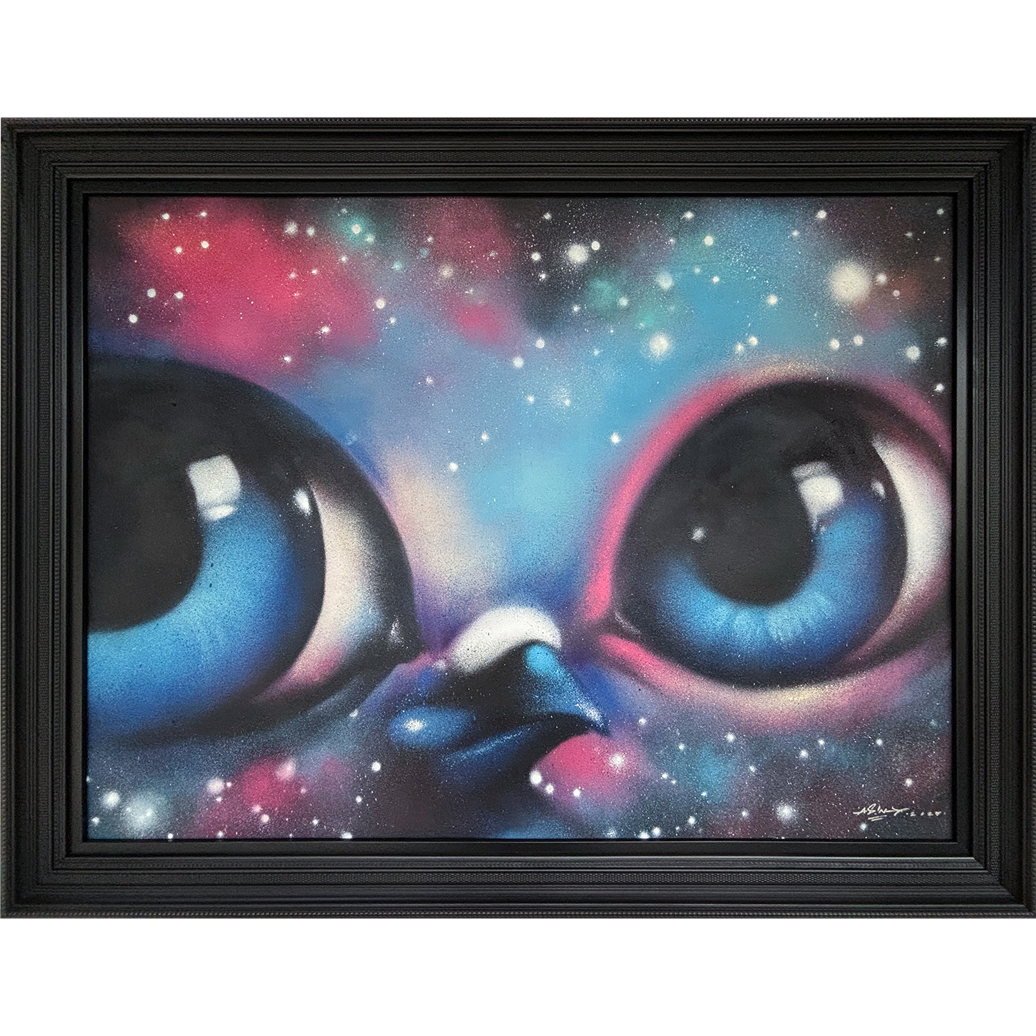 Original Street Art Painting, ASIN, MORK Gallery Bangkok