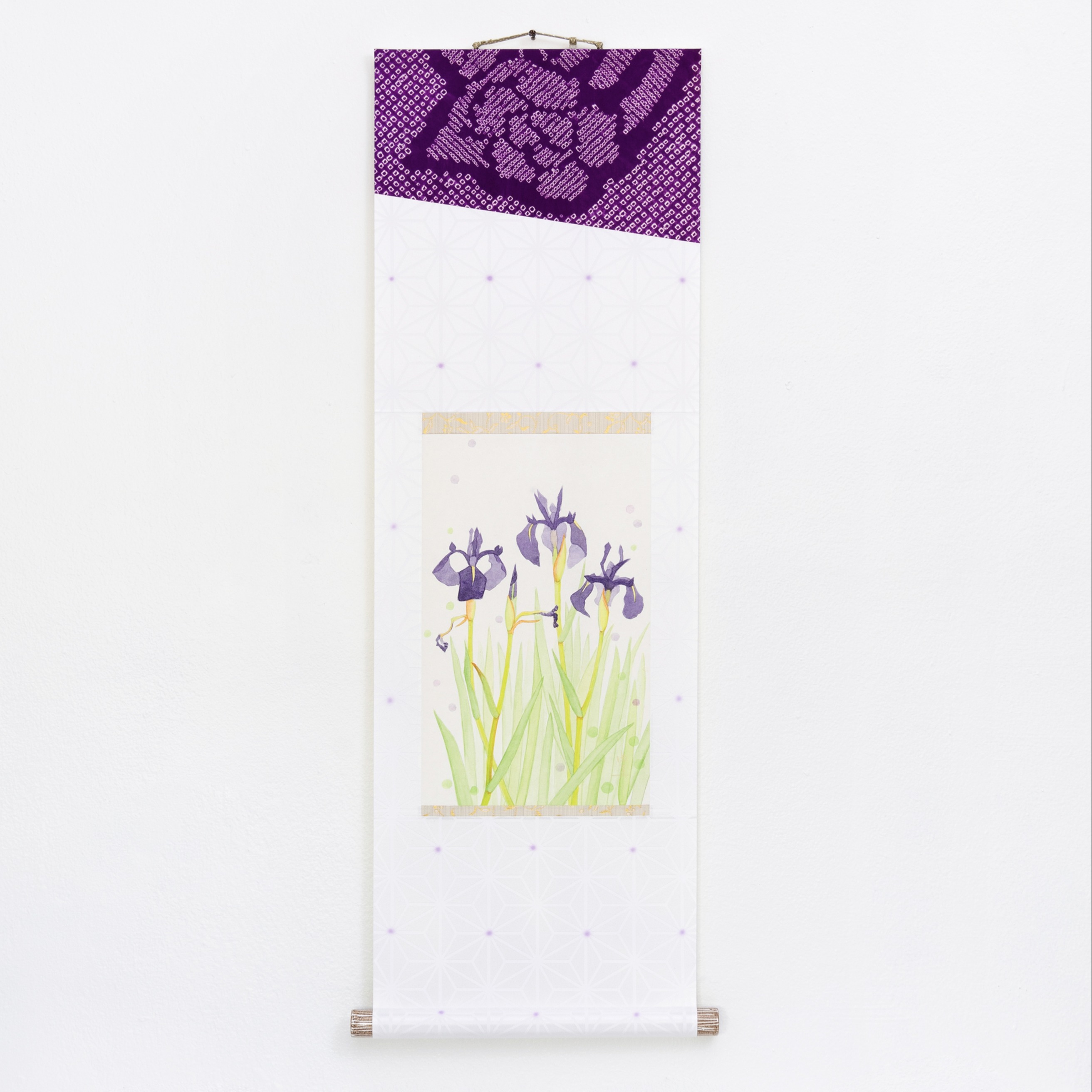 日本画 掛け軸 原画 Original Japanese Kakejiku tapestry painting, Yumi Kamiya, MORK Gallery Bangkok