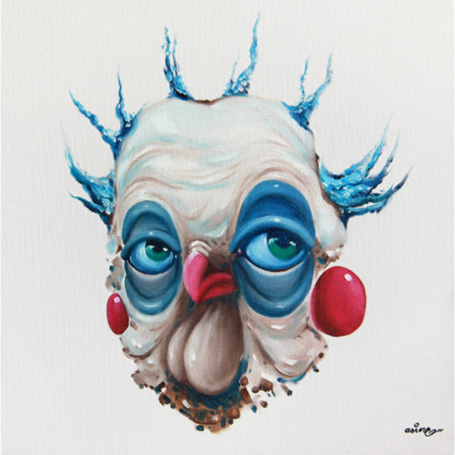 Original Street Art Painting, ASIN, MORK Gallery Bangkok