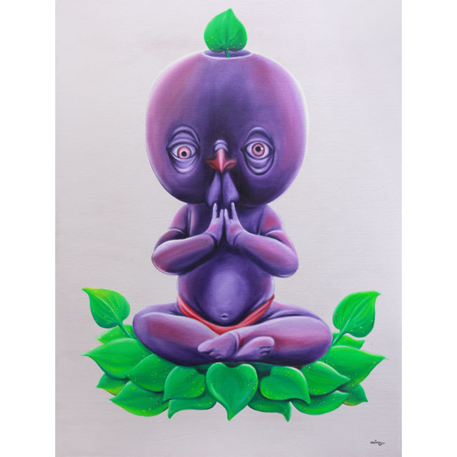 Original Street Art Painting, ASIN, MORK Gallery Bangkok