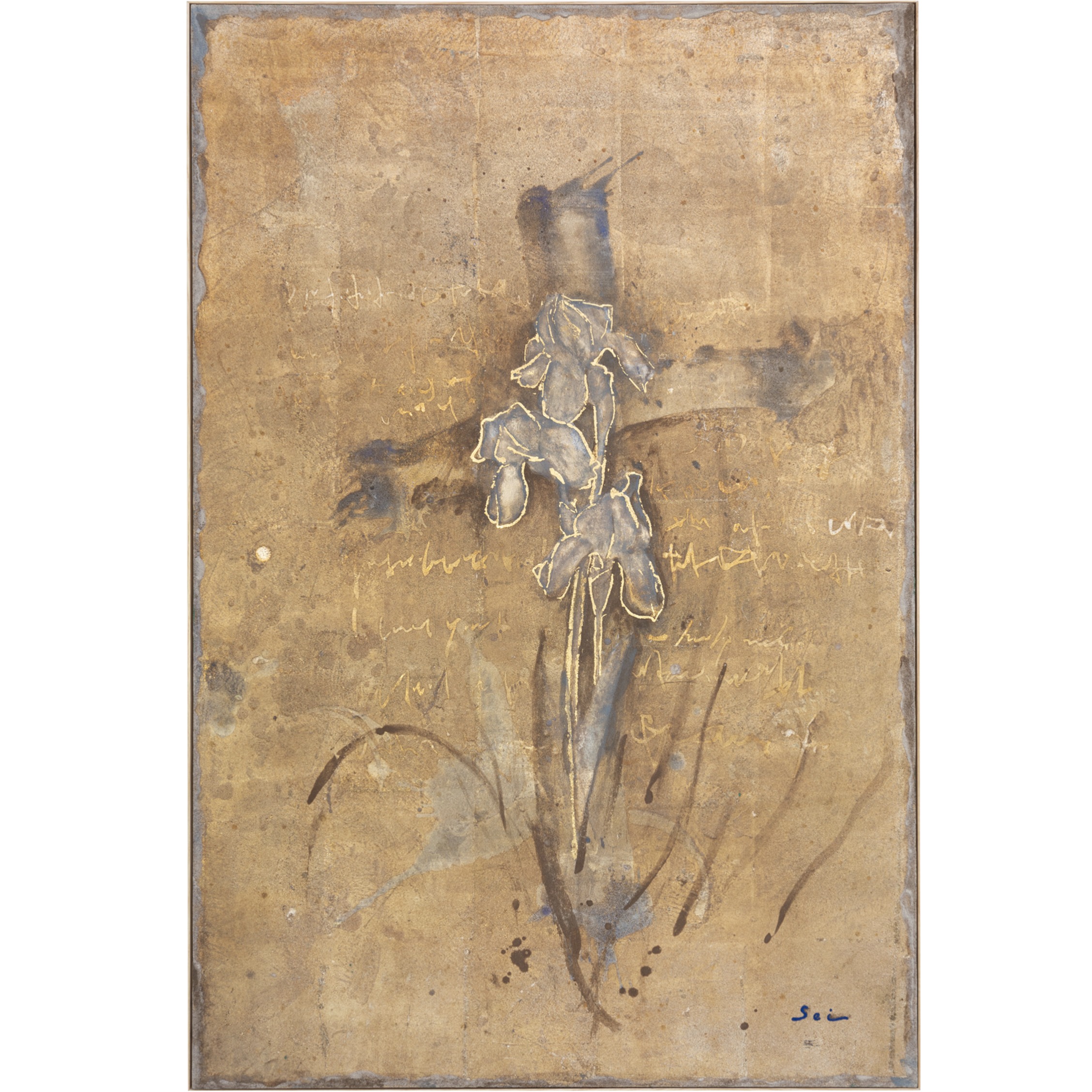 オリジナル日本画 Original Nihonga Painting by Murano Sei, MORK Gallery Bangkok
