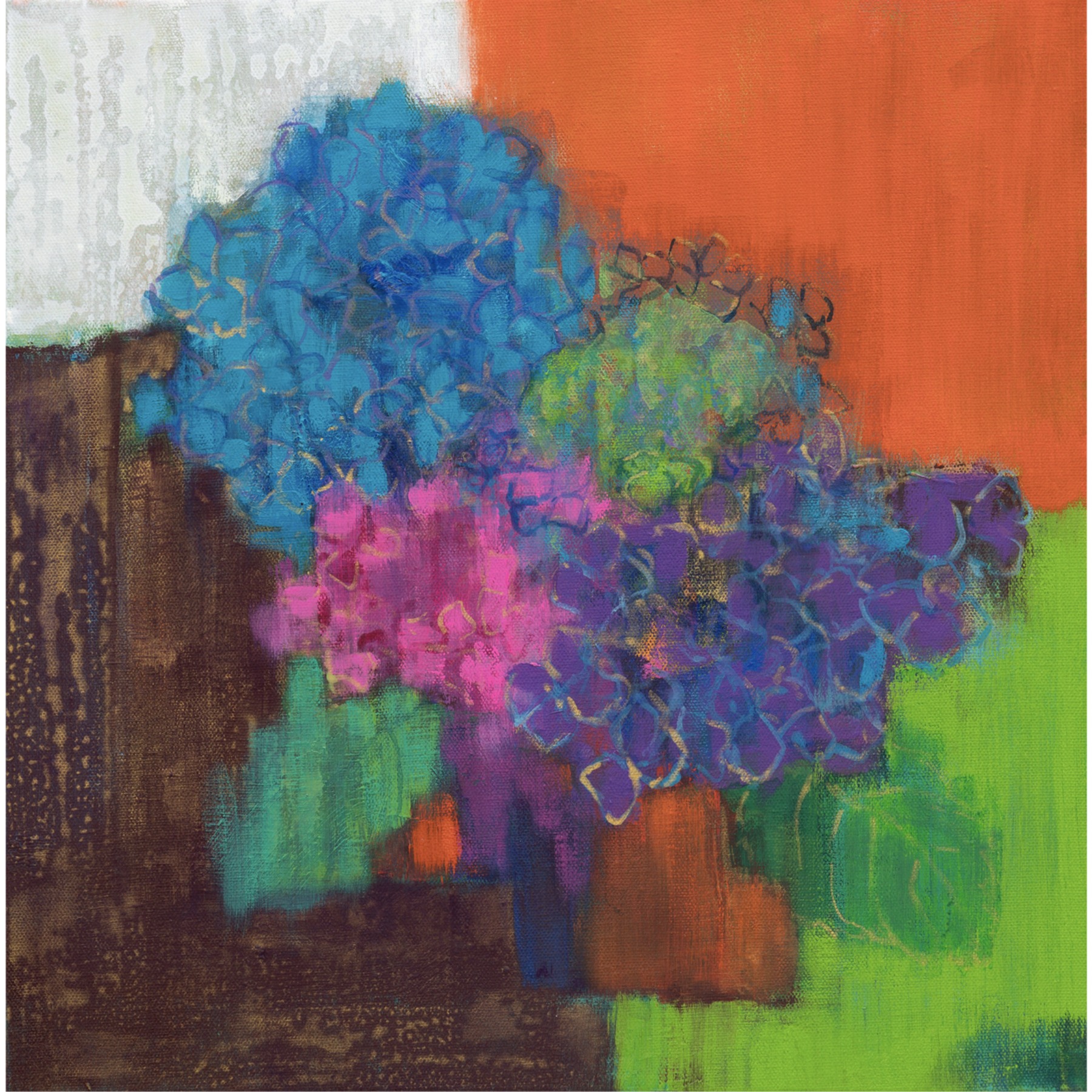 オリジナル油絵 Original oil painting, Miki Tatabe, MORK Gallery Bangkok