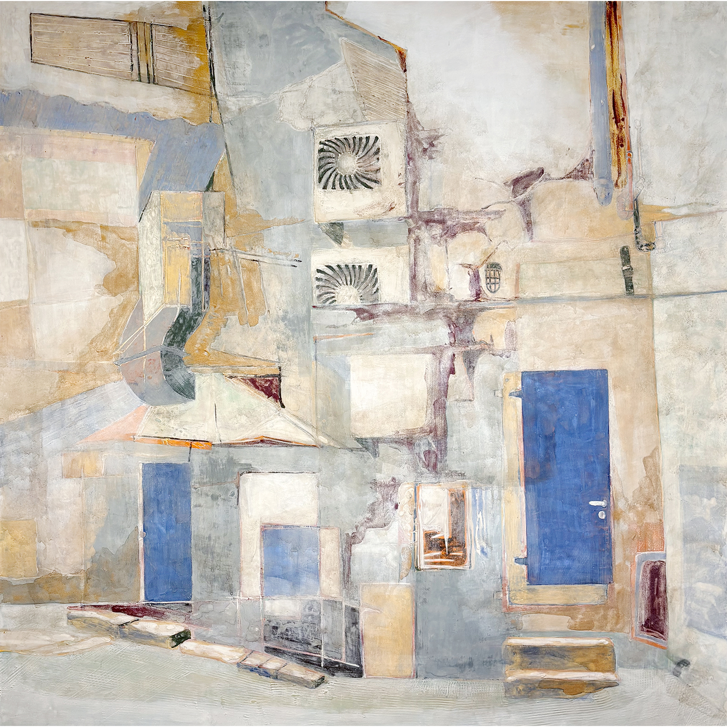 オリジナル日本画 Original Nihonga Painting by Rei Hayase, MORK Gallery Bangkok