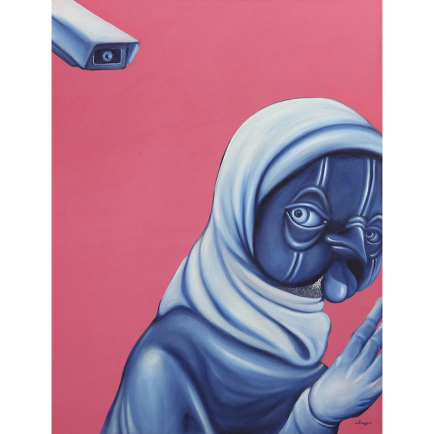 Original Street Art Painting, ASIN, MORK Gallery Bangkok